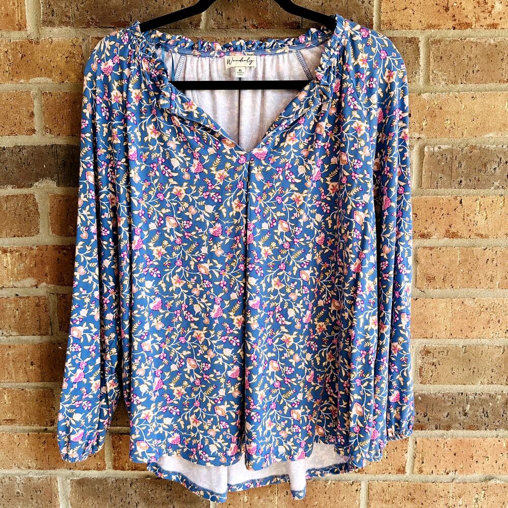 Wonderly Floral Blouse XL